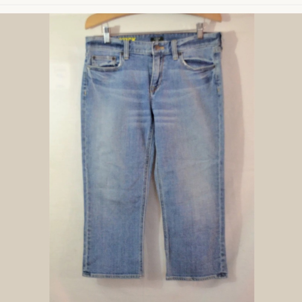 J.Crew Matchstick Cropped Capri Jeans Size 29